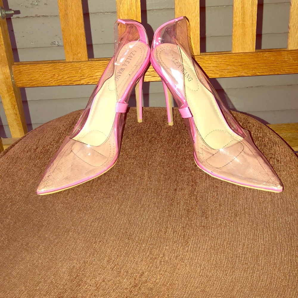 Pink Clear Heels- Every girls needs a pair!